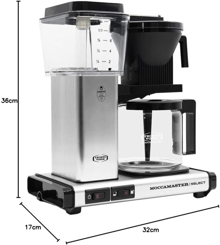 Moccamaster dimensions
