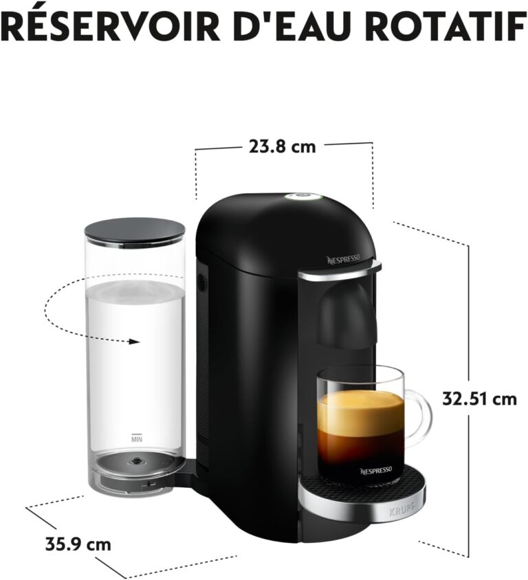 Nespresso Vertuo Plus dimensions