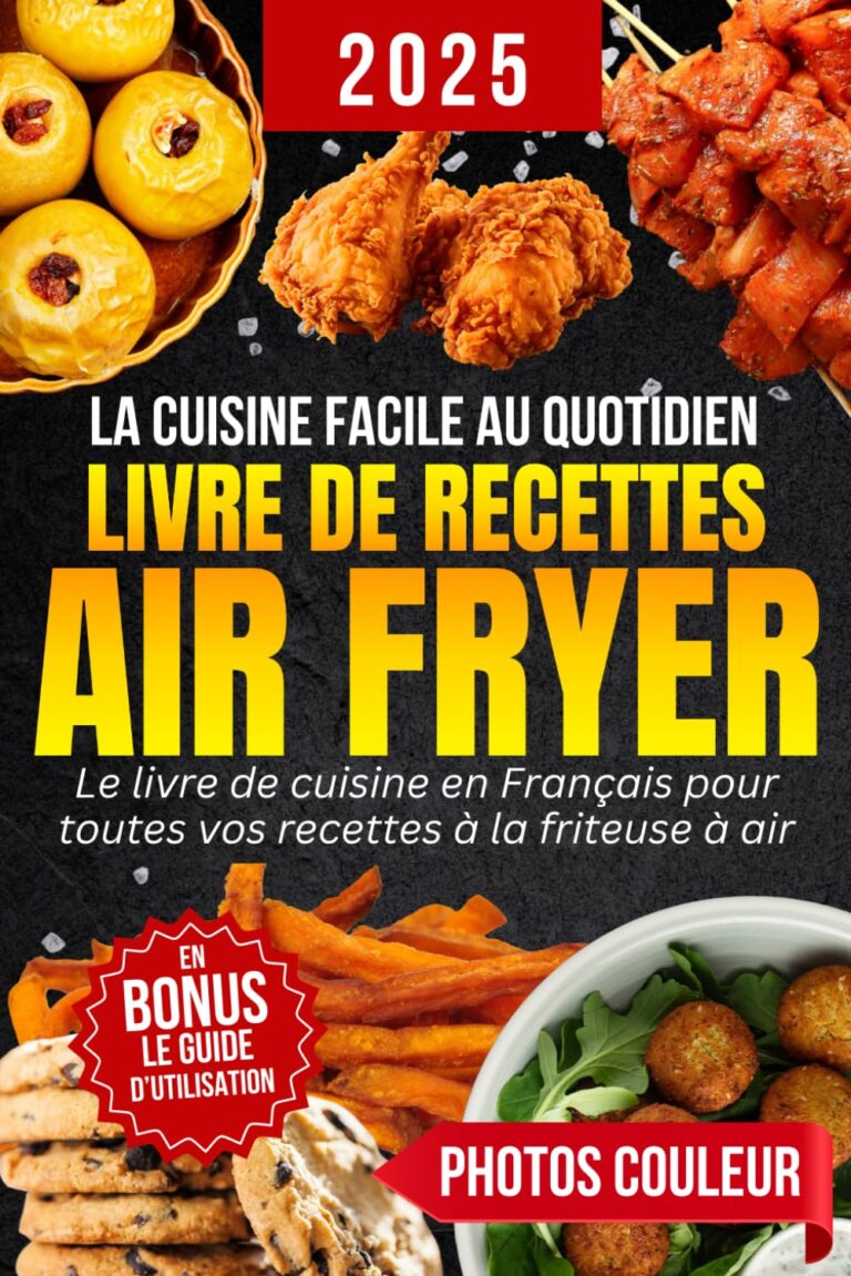 meilleur livre de recette airfryer